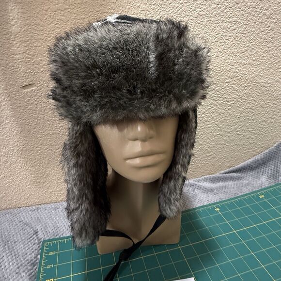 Trapper hat faux fur plaid one size - Picture 15 of 15